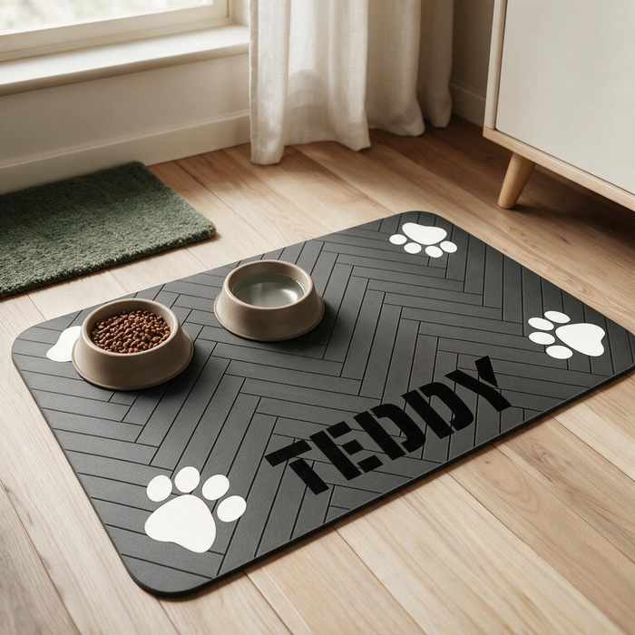 Personalisierte Futtermatte für Hunde & Katzen