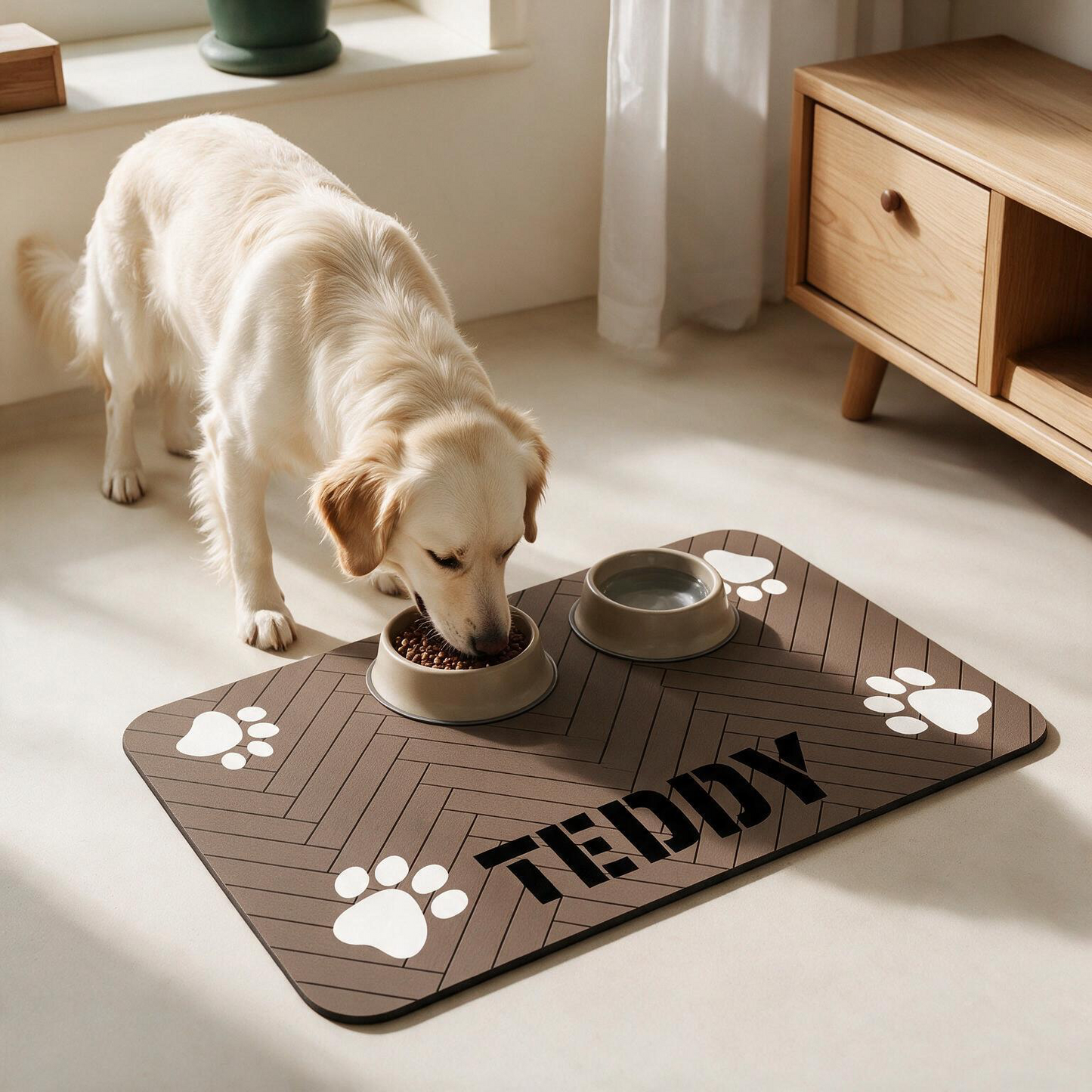 Personalisierte Futtermatte für Hunde & Katzen