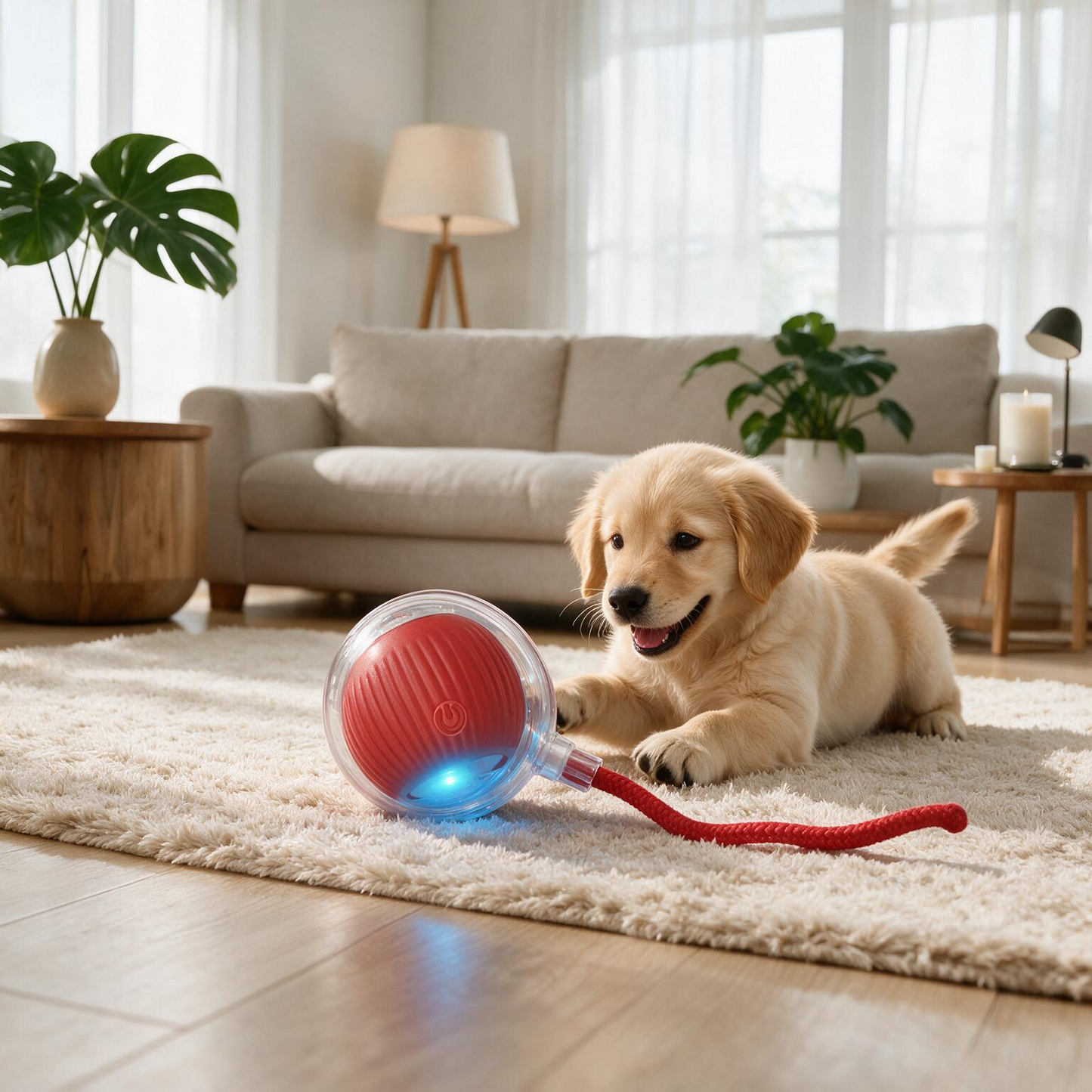 Interaktiver Spielball für Hunde & Katzen