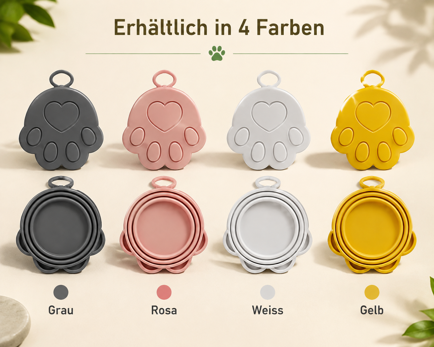Silikon-Futterdeckel für Hunde & Katzen